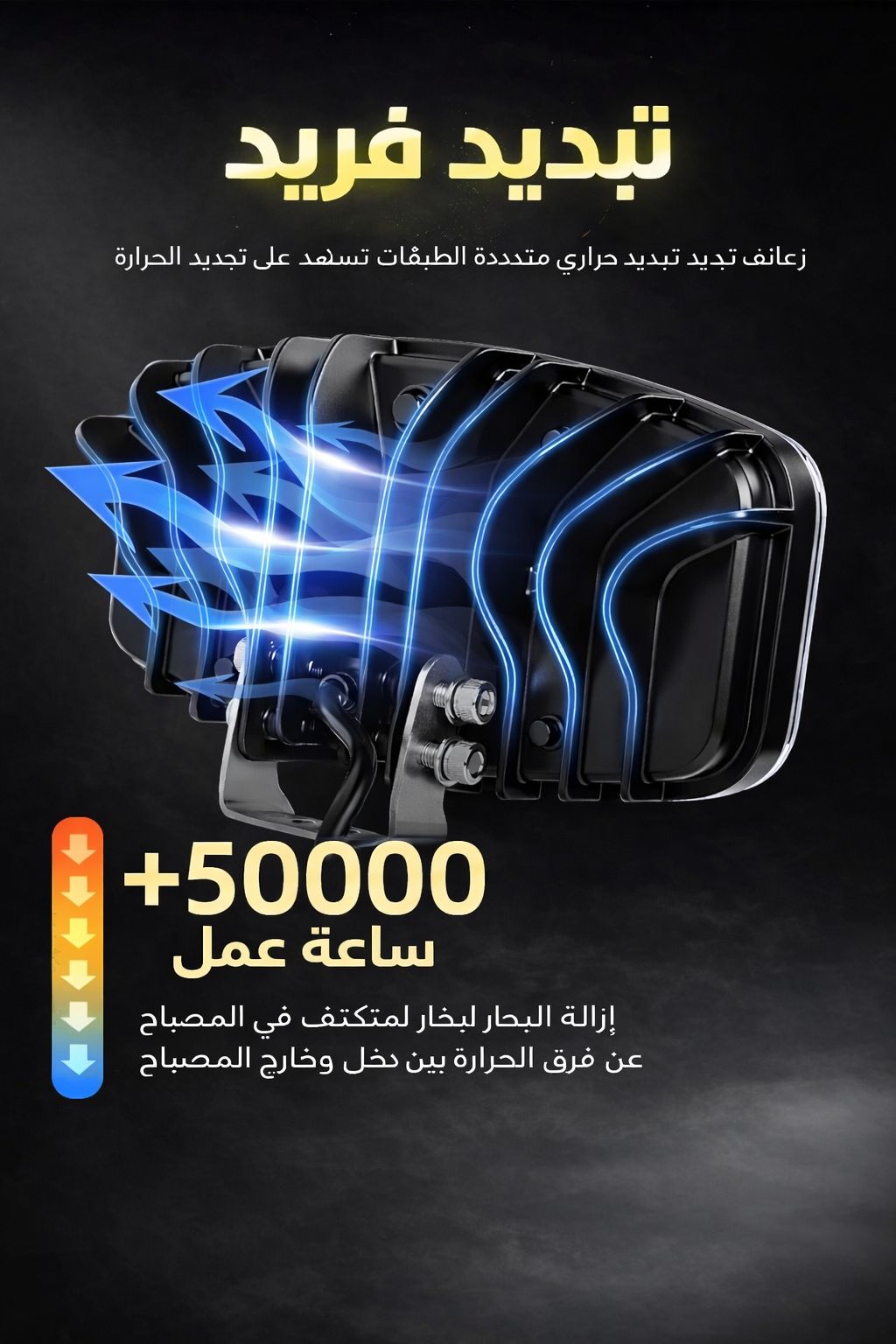 كشافات مدا يوصل 1000 متر Dymmon